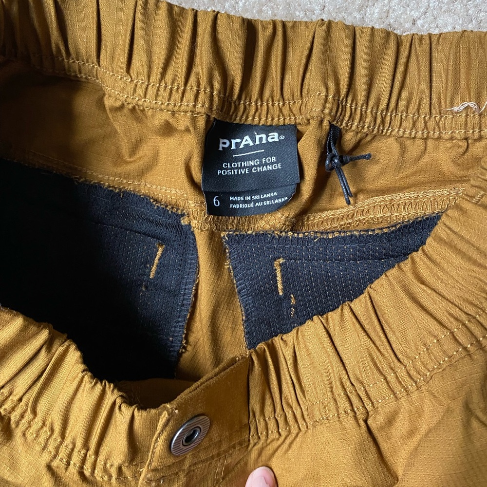 Prana Women's Brown Cargo Shorts - Picture 2 of 4